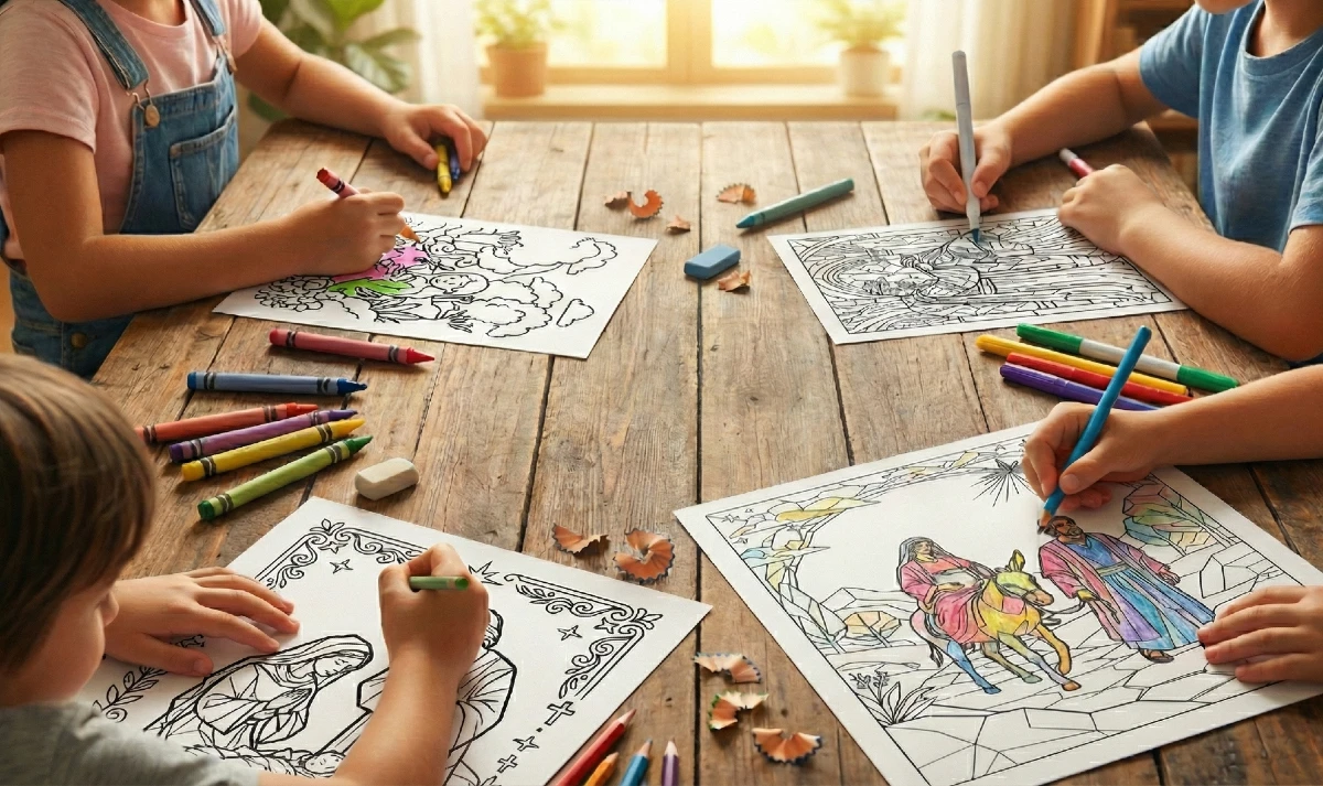 Free Printable Bible Coloring Pages: The Bible Sketch Guide