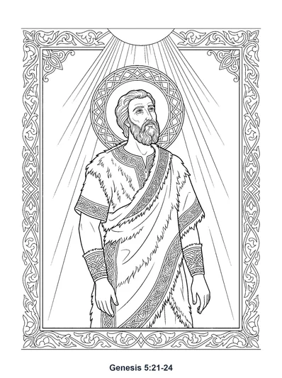 Genesis 5:21 Coloring Page