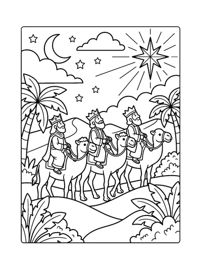 Matthew 2:2 Coloring Page