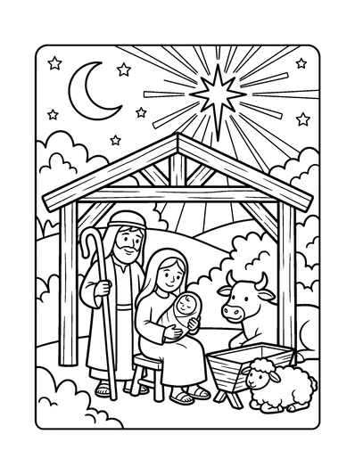 Matthew 1:23 Coloring Page