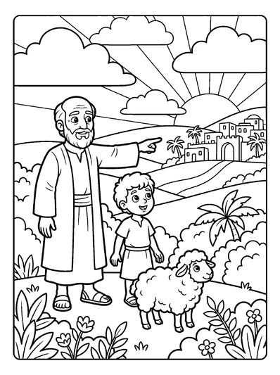 Micah 5:2 Coloring Page