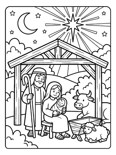 Matthew 1:23 Coloring Page