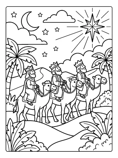 Matthew 2:2 Coloring Page