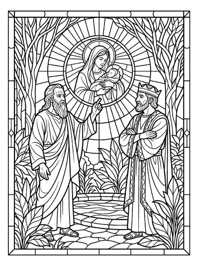 Isaiah 7:14 Coloring Page