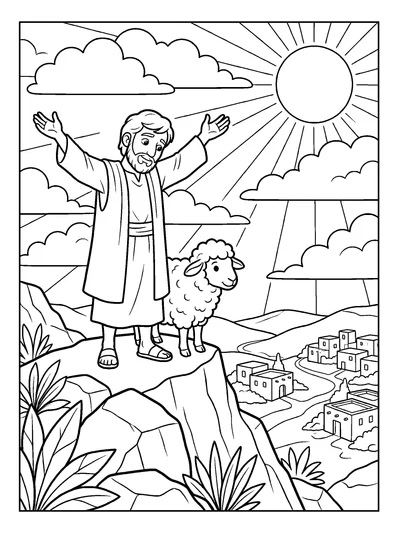 Isaiah 40:9 Coloring Page
