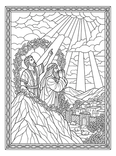 Isaiah 40:9 Coloring Page